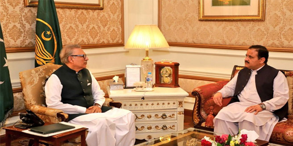 cm punjab meets with arif alvi
