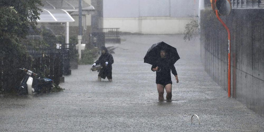 japan storm