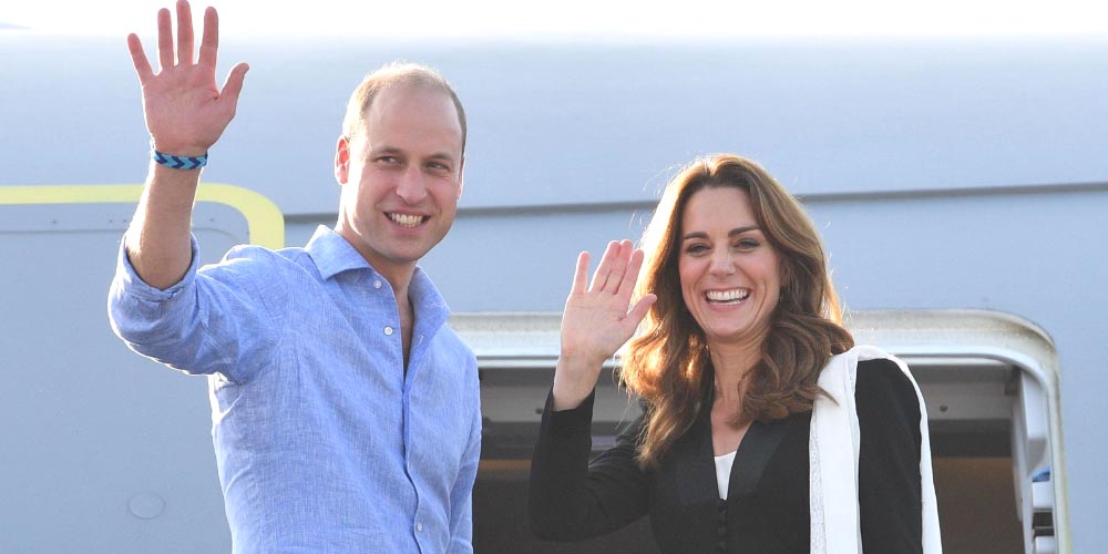 prince wiliam and kate medlton leave for uk