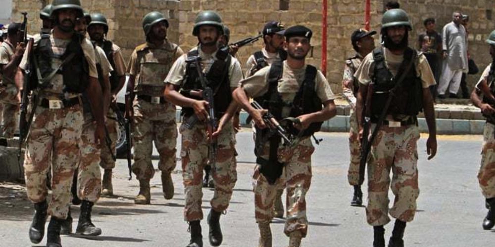 rangers in sindh for security