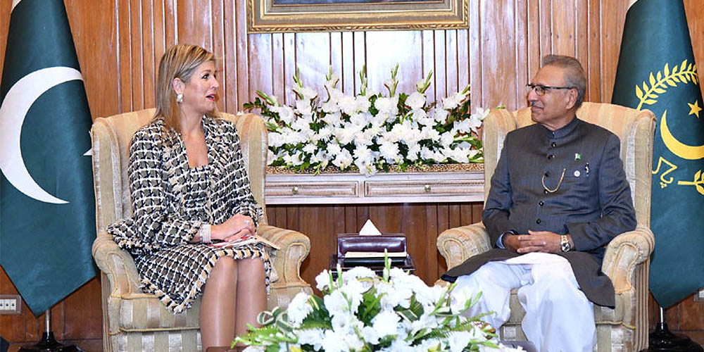 Arif alvi meets queen maxima-UPD