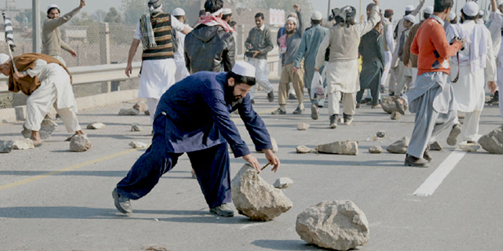 Roads block