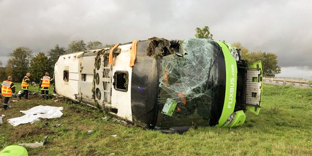 France Bus crash: Britons among 33 injured as bus overturns