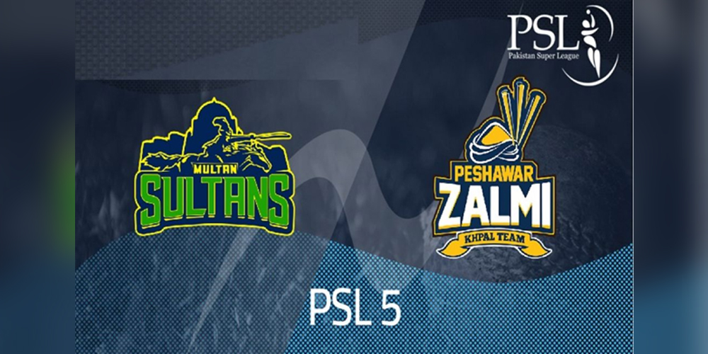 پشاور زلمی کا ملتان سلطانز کے خلاف ٹاس جیت کر فیلڈنگ کا فیصلہ