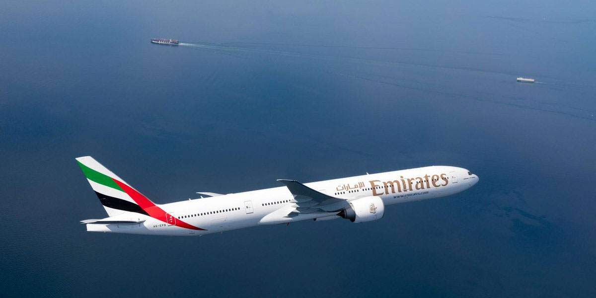 flights by Emirates for UK is now suspended until next orders