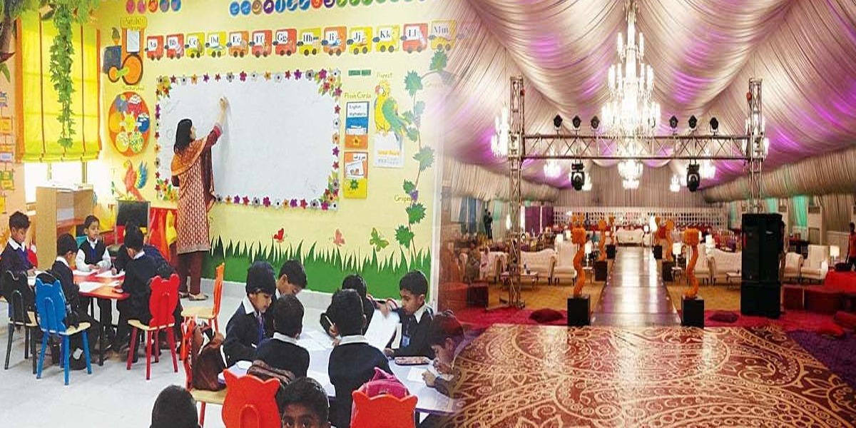 تعلیمی ادارے اور شادی ہالز