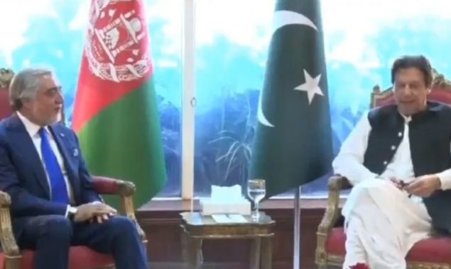 Abdullah Abdullah meets PM IK in PM house on Afghan issue