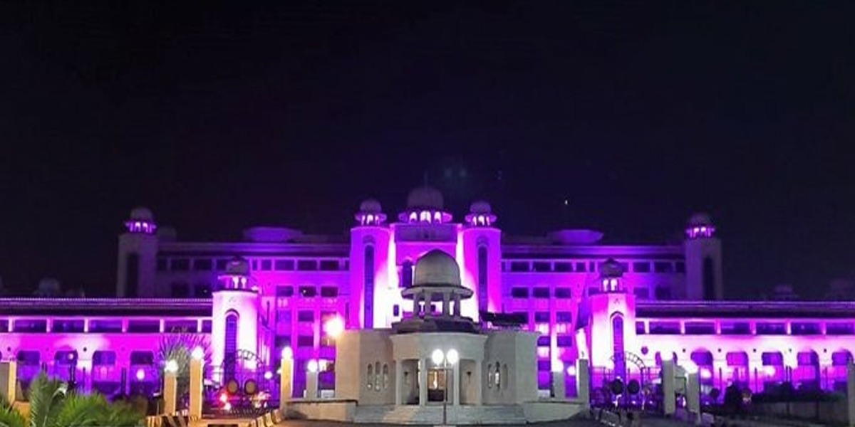 PM House turns to be pink in the campaign of Breast Cancer