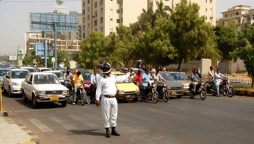 new traffic plan is alloted by traffic police in Karachi