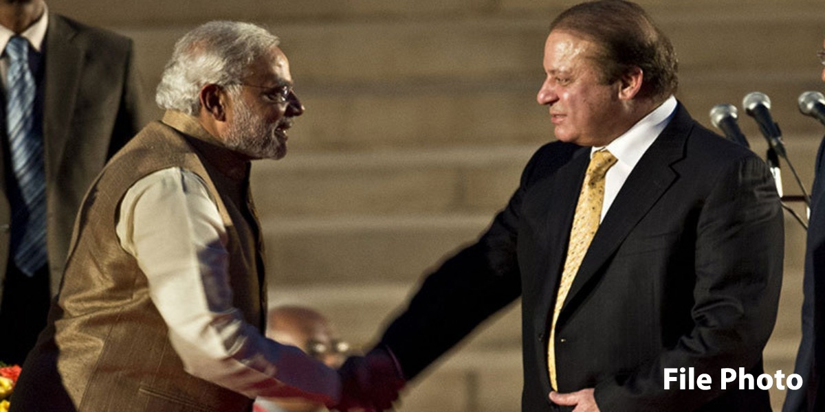 Modi writes a letter to Nawaz Sharif for condolences