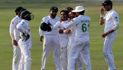 Pakistan need 88 runs to win the first test against SA