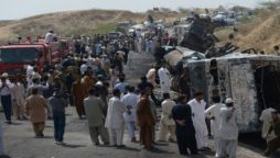 14 people died and others injured in a road accident in Uthal area
