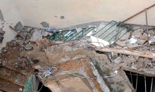 house collapsed