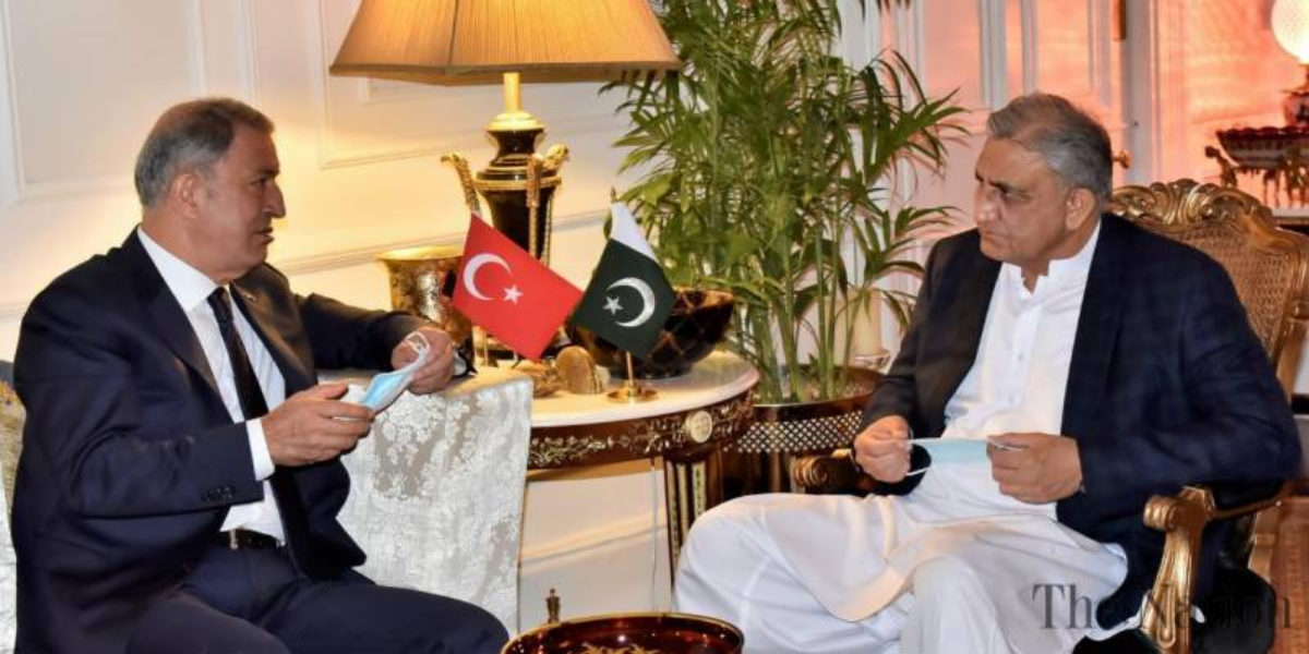 آرمی چیف سے ترکی کے وزیر دفاع کی ملاقات
