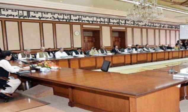 وزیراعظم کی زیرصدارت وفاقی کابینہ کا اجلاس، اہم فیصلو ں کی منظوری