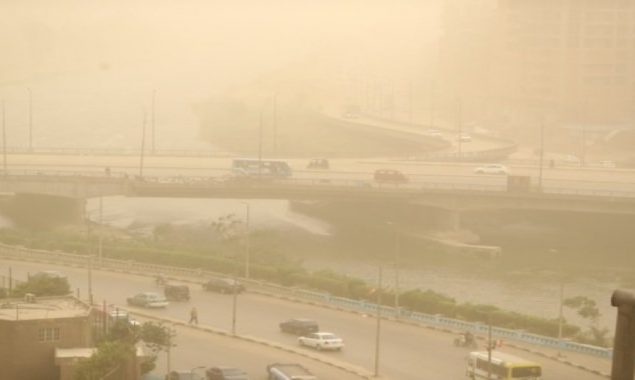 قاہرہ میں ریت کا طوفان