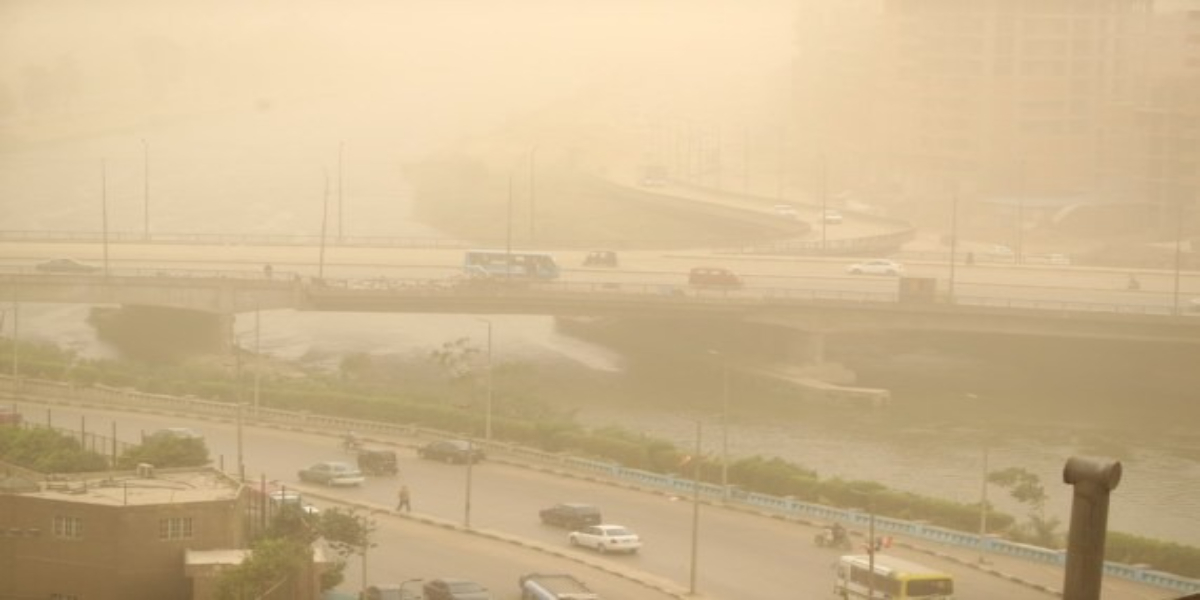 قاہرہ میں ریت کا طوفان