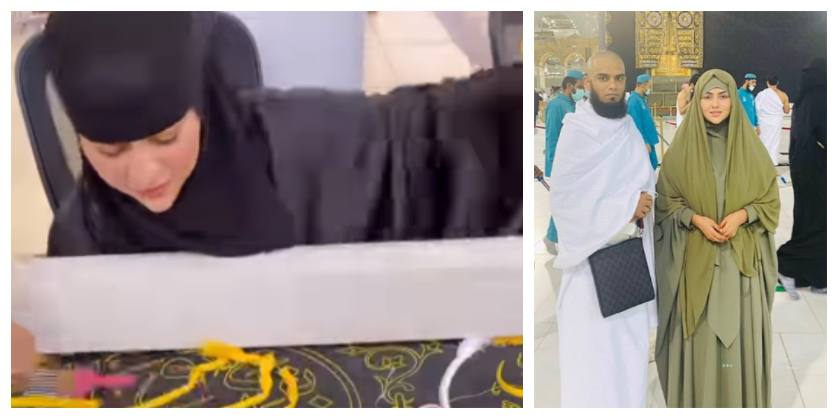 غلاف کعبہ کی تیاری