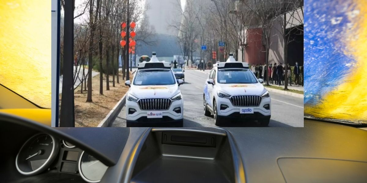 First Robotaxis on Roads of Beijing