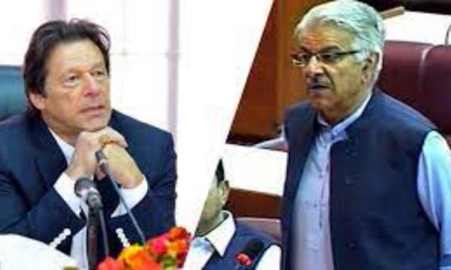 خواجہ آصف عمران خان