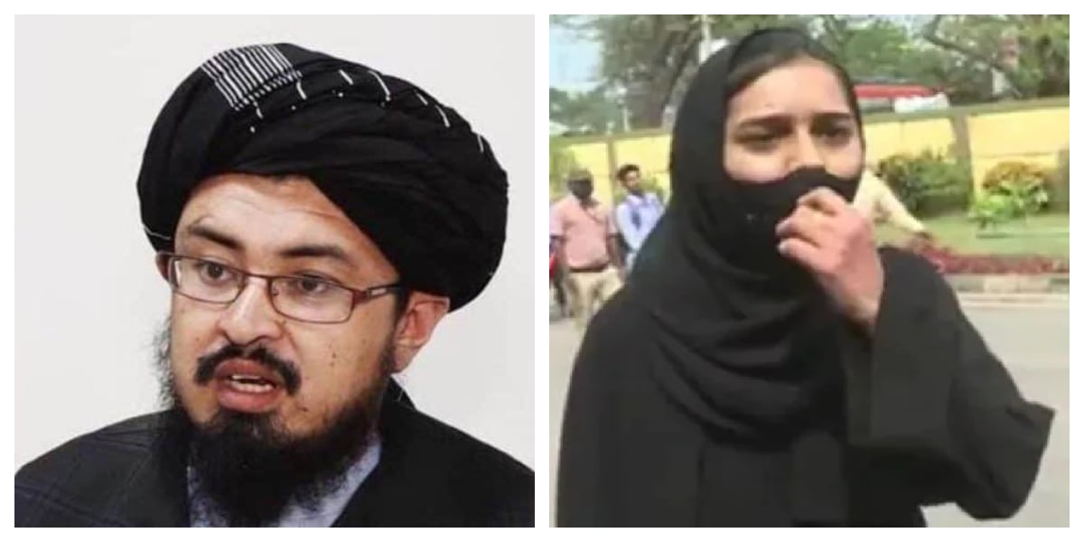 افغان طالبان کی بھارت میں انتہا پسند جتھے کے سامنے ڈٹ جانے والی طالبہ مسکان کی حمایت