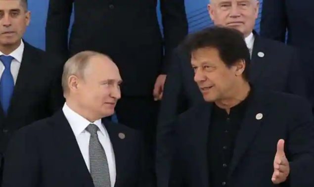 وزیر اعظم عمران خان کی روسی صدر ولادی میر پیوتن سے ملاقات