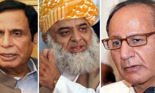 مولانا فضل الرحمان چوہدری برادران