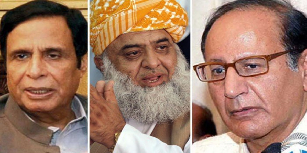 مولانا فضل الرحمان چوہدری برادران