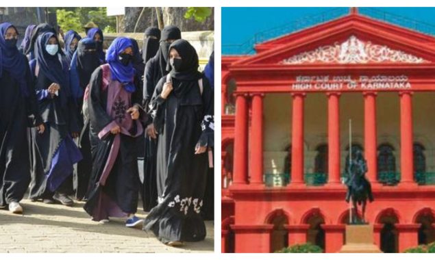 بھارت میں حجاب کیس کی سماعت، جج نے دباؤ میں آکر سماعت ملتوی کردی