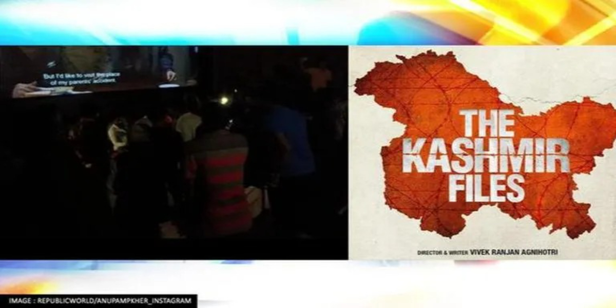بھارتی سنیما ’’دی کشمیر فائلز‘‘ کی نمائش کے دوران پاکستان کے نعروں سے گونج اٹھا