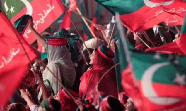 پی ٹی آئی جلسہ