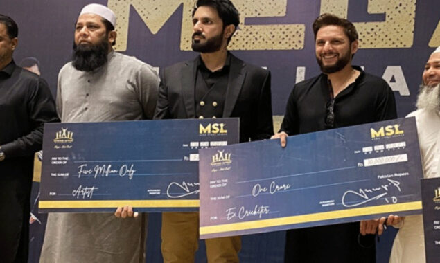 آفریدی نے بڑی عمر کے کھلاڑیوں کے لئے نئی سپر لیگ متعارف کرادی