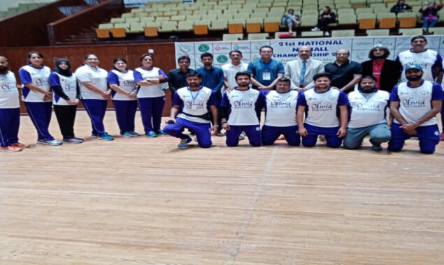 قومی نیٹ بال چیمپین شپ کے مرد و خواتین کیٹیگری کے ٹائٹلز واپڈا نے جیت لیے