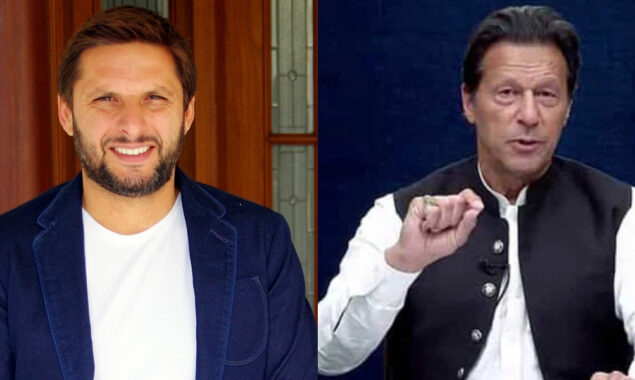 عمران خان کی حکومت کی حمایت میں شاہد آفریدی بھی میدان میں اتر گئے