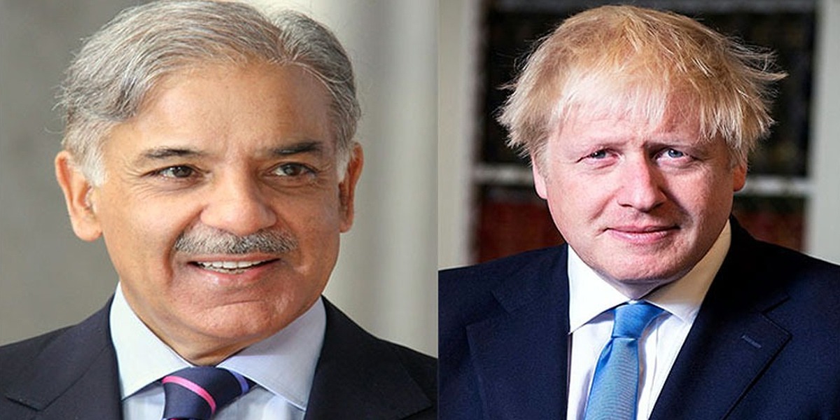 وزیراعظم شہبازشریف اوربرطانوی ہم منصب کے درمیان ٹیلیفونک رابطہ