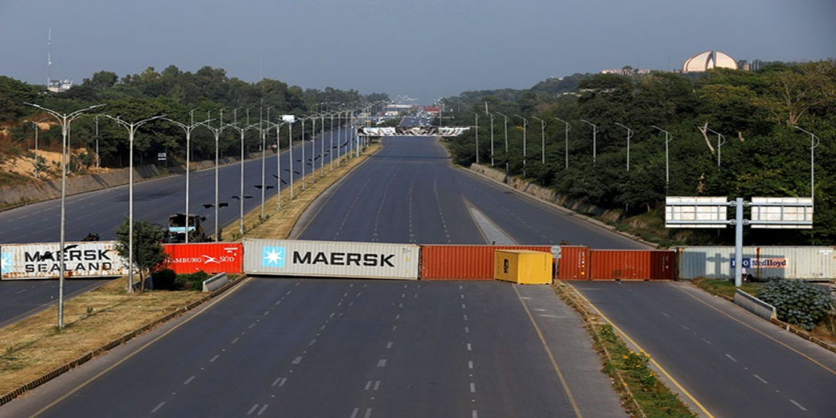 ریڈ زون کو کنٹینر لگاکر سیل کرنے کا فیصلہ