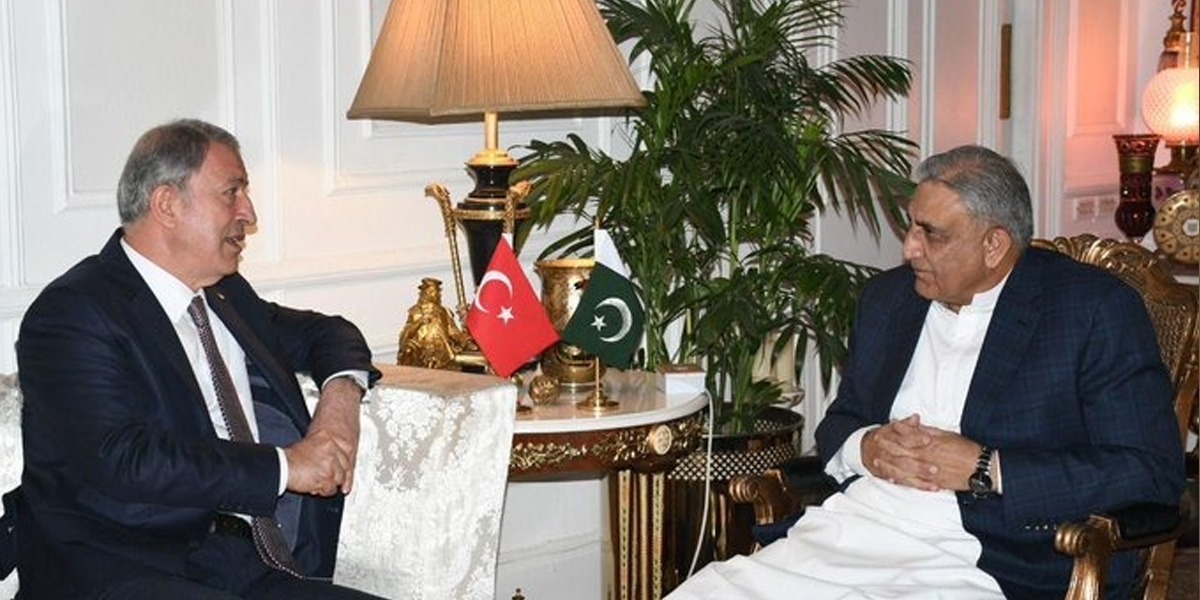 آرمی چیف سے ترکی کے وزیر دفاع کی ملاقات