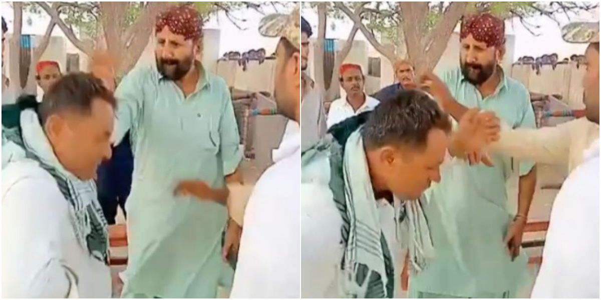 پرائزئیڈنگ افسر کو تھپڑ