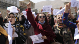 Afghan women protest