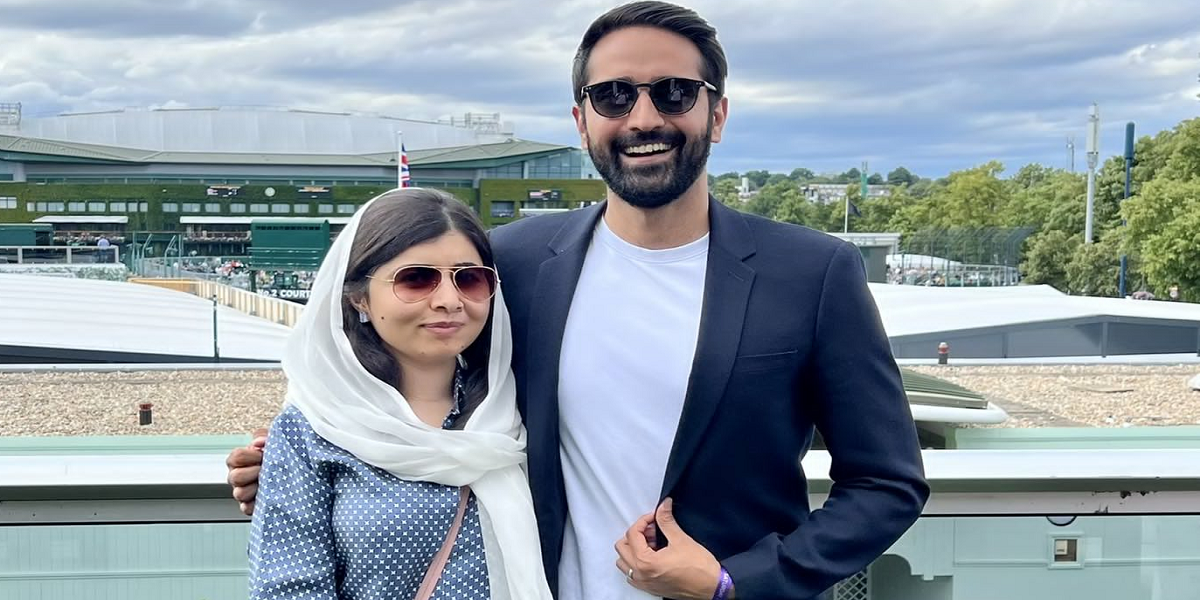 Malala with Husband Asser Malik
