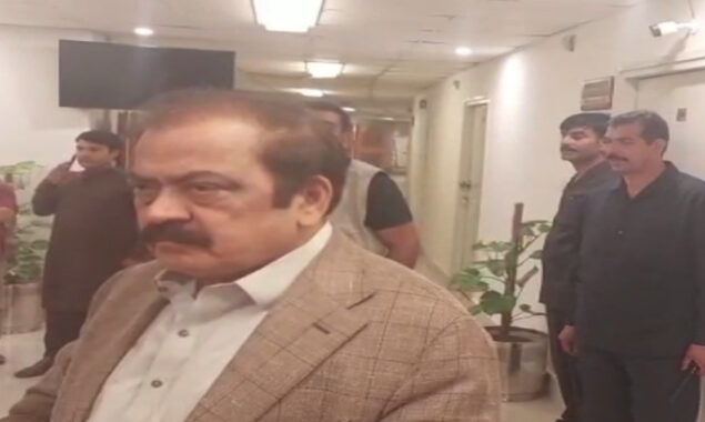 وفاقی وزیر داخلہ رانا ثناء اللہ