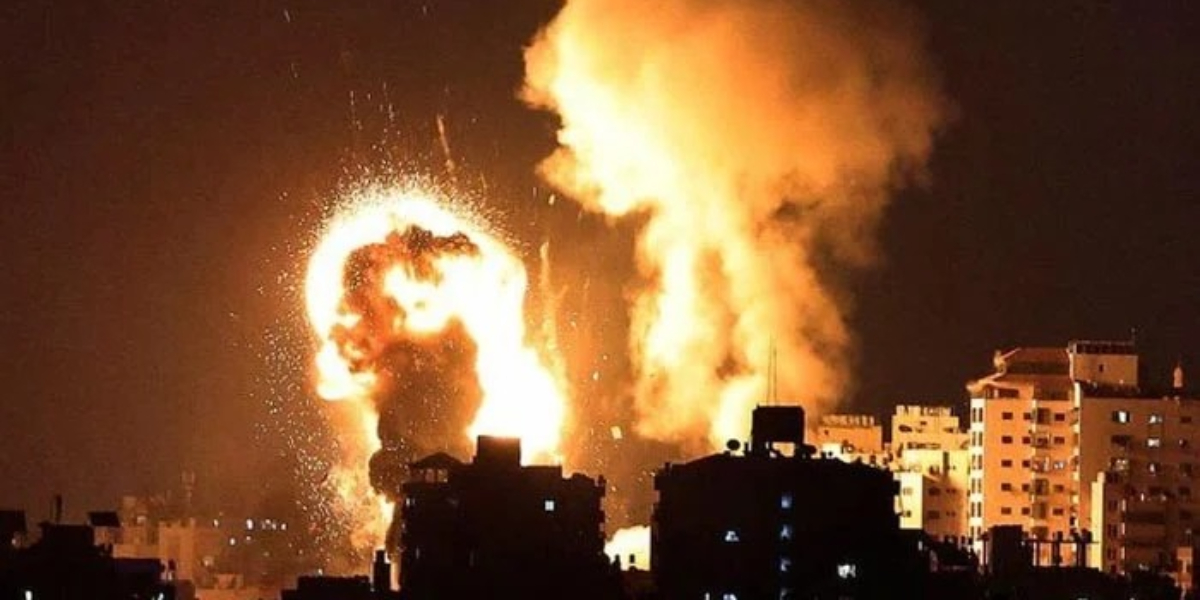 غزہ پر اسرائیلی بمباری کا دوسرا روز، بچوں سمیت 24 فلسطینی شہید