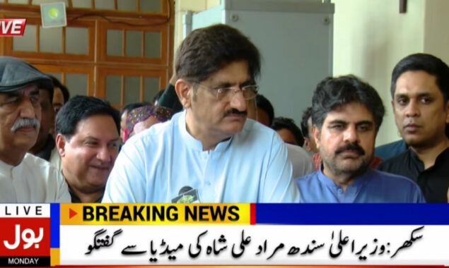 وزیر اعلیٰ سندھ سید مراد علی شاہ