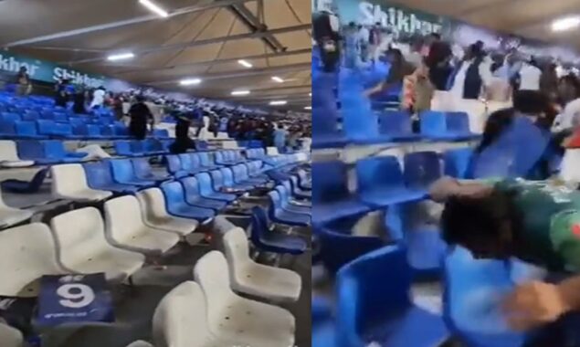 افغانستان کی شکست پر افغان شائقین سیخ پا، پاکستانی شائقین پر کرسیاں برسا دیں