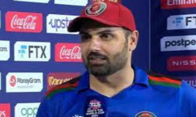 محمد نبی نے پاکستان کے خلاف میچ میں اہم اعزاز حاصل کرلیا