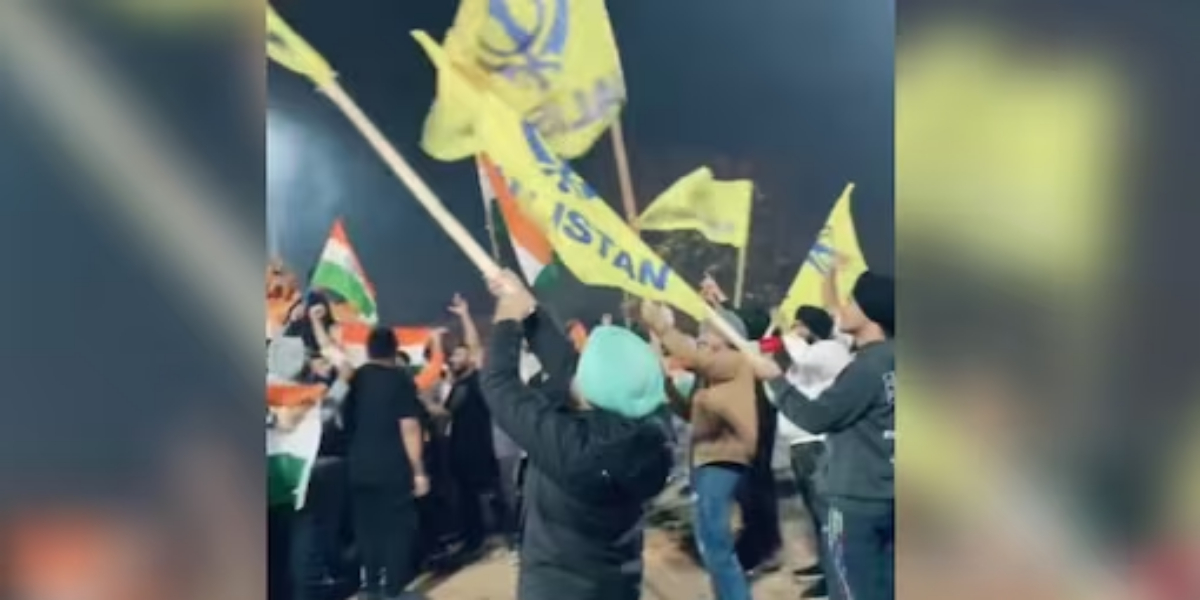 کینیڈا میں دیلوالی کی تقریبات کے دوران خالصتان کے حق میں بینرز آویزاں