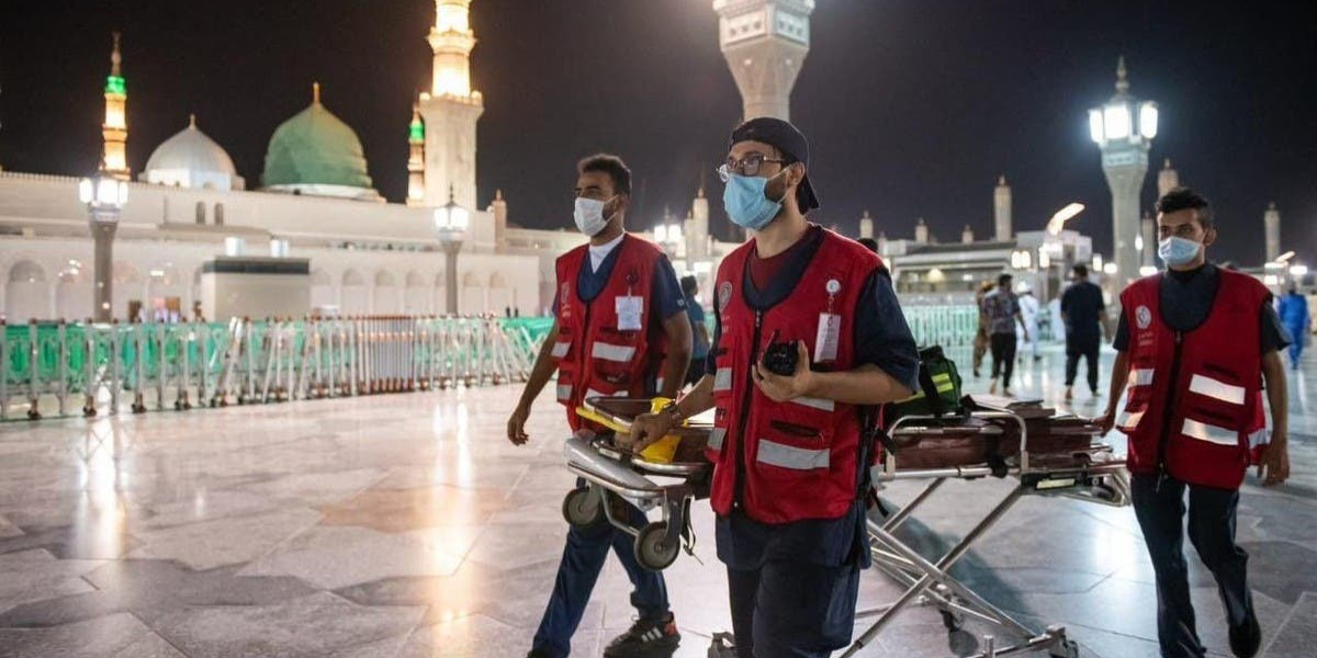 مسجد نبویﷺ کے صحن میں بچی کی ولادت