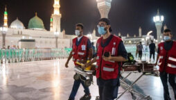 مسجد نبویﷺ کے صحن میں بچی کی ولادت