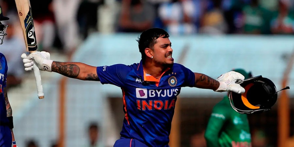 بھارتی بلے باز ایشان کشن نے ون ڈے میں تیز ترین ڈبل سنچری بنا ڈالی