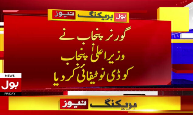 گورنر پنجاب